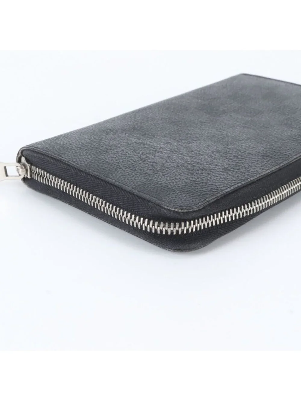 Louis Vuitton Damier Graphite Zippy Leather Wallet Second